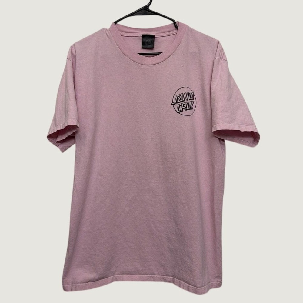 Santa Cruz Skateboards Pink Dot Logo‎ Graphic T-Shirt Mens Large